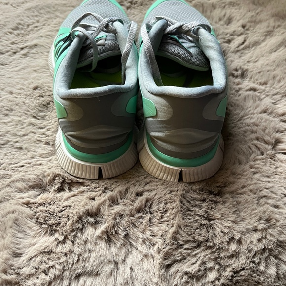 Nike Free 5.0 2013 Running Shoe Teal Tiffany Blue Grey Women's Size  9 - Picture 2 of 11